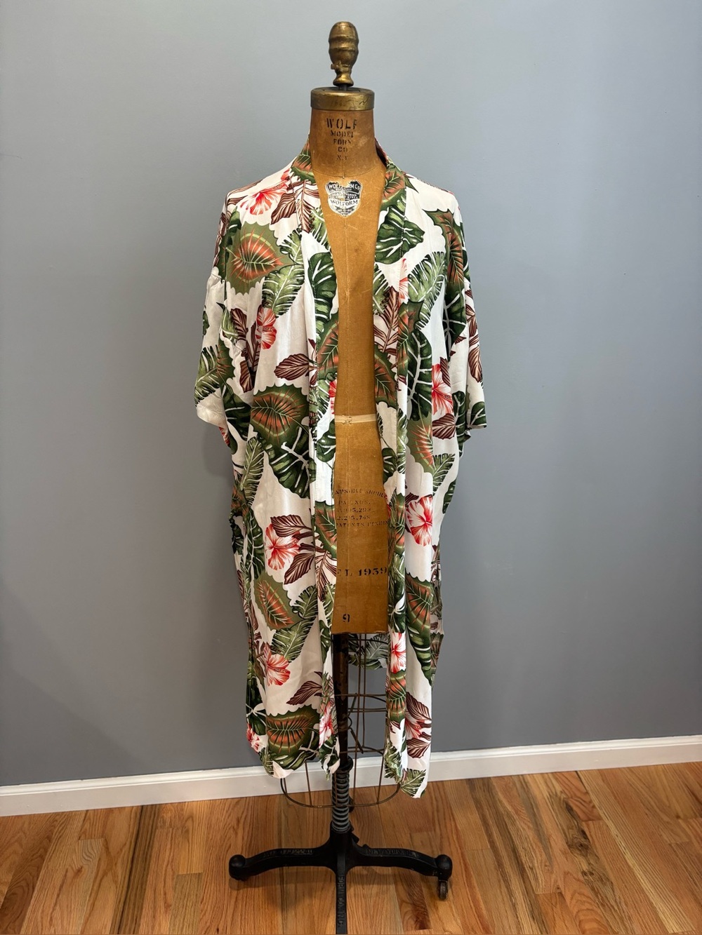 Culla Collection by Bindya Tropical Floral Kimono Cover Up One Size Coastal